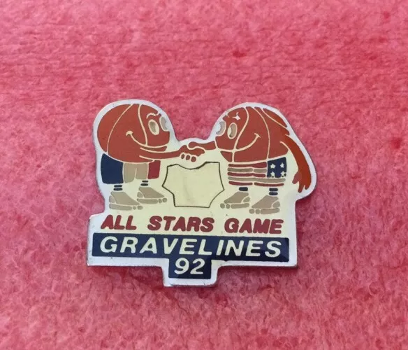 T21 Pins SPORT BASKET BALL ALL STARS GAME GRAVELINES 92 vintage lapel pin