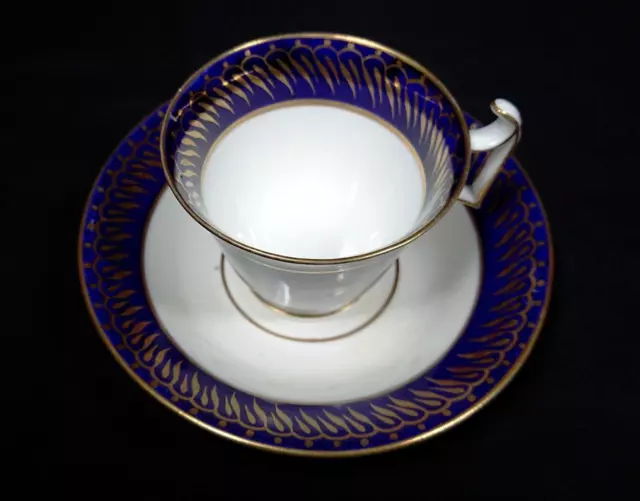 Antique Spode Pottery Porcelain Teacup and Saucer c1800-1810 3