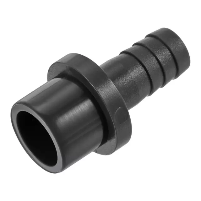 PVC Tuyau Raccord 12mm Barbelé x 20mm OD Tube Adaptateur Tuyau Connecteur Noir