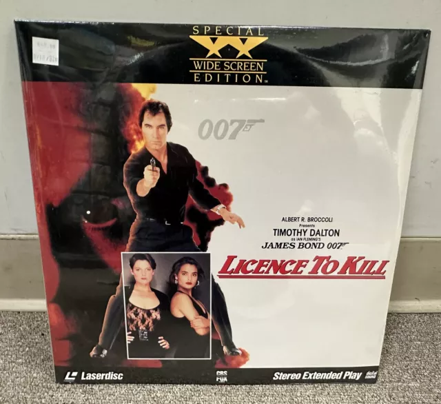 New Sealed “Licence To Kill” James Bond 007 Special Widescreen Ed LaserDisc