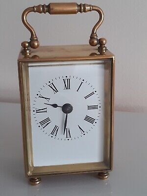Unusual One  Piece Cased, Antique 8 Day Carriage Clock.with Platform Movement.