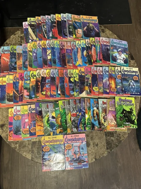 Goosebumps Full Series 1-62 With Facemask And  Extras 76 Books Total