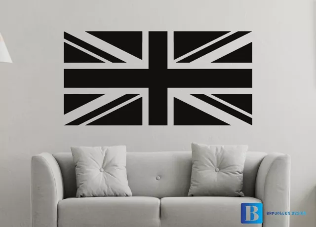 UNION JACK FLAG GREAT BRITAIN UK GIANT WALL STICKER decal car art vinyl 5  sizes £4.75 - PicClick UK