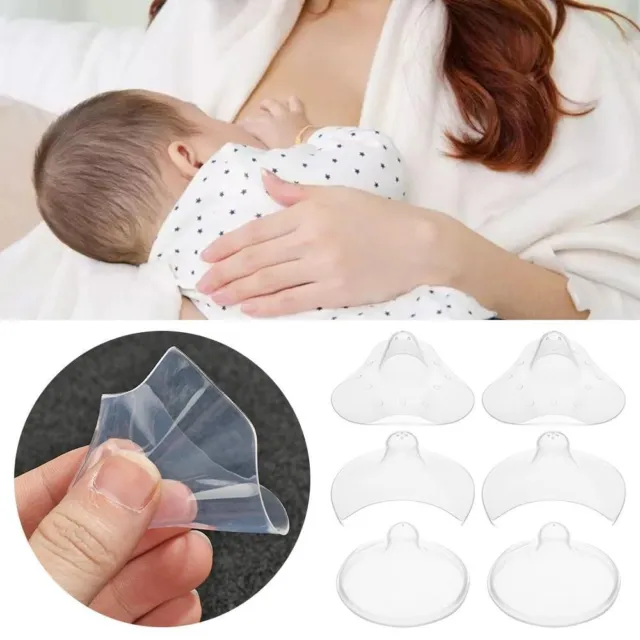 2pcs Silicone Protecteurs de mamelon Nourrir les mères Protection du  mamelon Couverture Allaitement Maternel Lait Maternel Lait