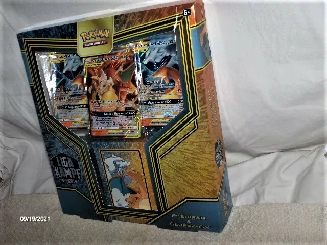 Pokemon Reshiram & Glurak-GX Liga Kampf Deck deutsch   OVP,Lizenz