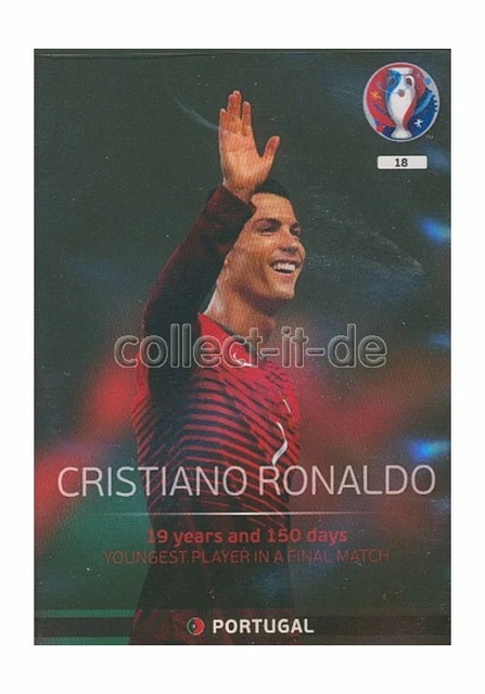 PANINI ADRENALYN XL France 2016 - 18 Legend Player - Cristiano Ronaldo ...