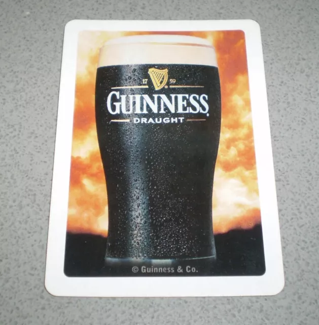 Beer advertising playing card  Guiness