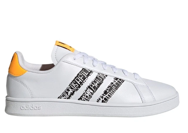 Chaussures Hommes adidas Grand Court GW8816 Baskets Sportif Baskets Tennis Cuir