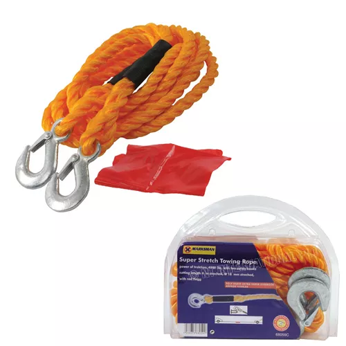 Tow Towing Rope Heavy Duty Emergency Road Car Breakdown Recovery Pull Strong New