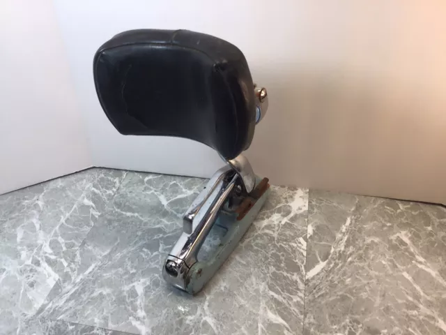 Antique dentist chair headrest