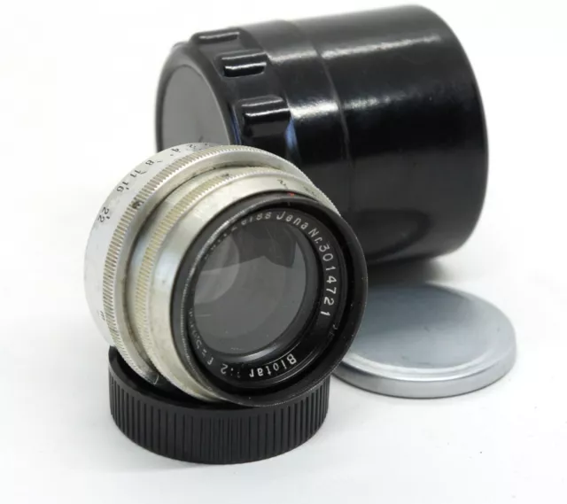 1937 PRE-WAR CARL Zeiss Jena Sonnar 50mm f1.5 Contax $360.00