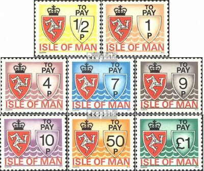 gb-Île de man p9-p16 (édition complète) neuf 1975 Les timbres-poste