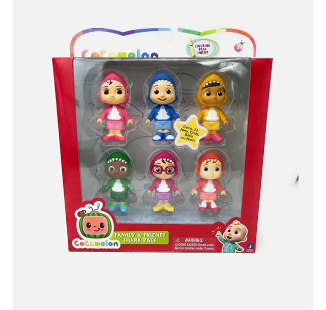 COCOMELON FRIENDS & Family Figure 3" Inch Figures JJ TomTom YoYo Set of ...