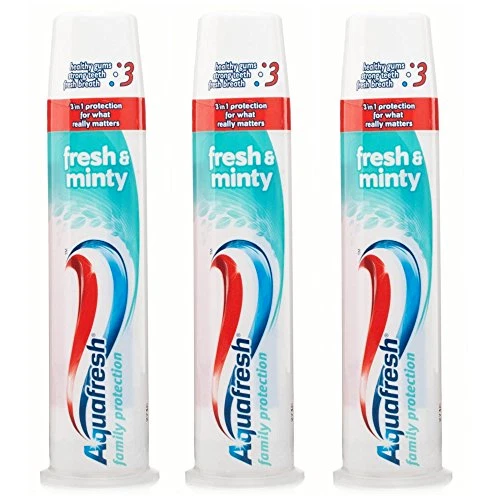 3x Bomba blanqueadora fresca y como nueva pasta de dientes fresca y como nueva
