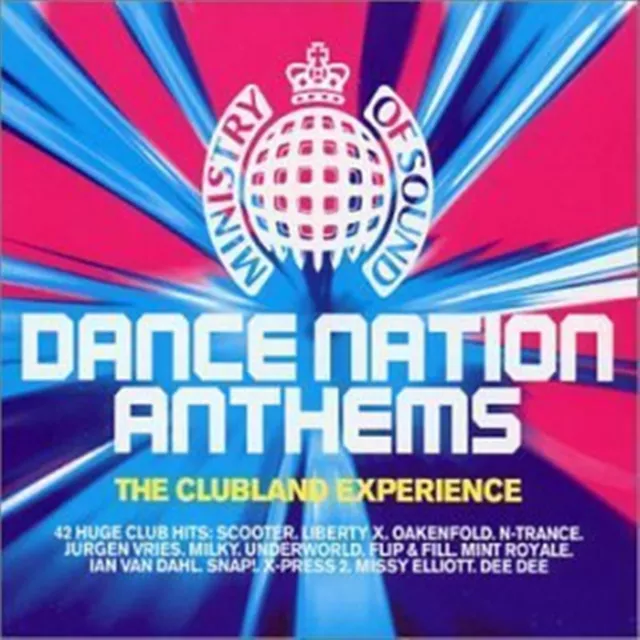 DANCE NATION ANTHEMS - MINISTRY OF SOUND CLUBLAND Hits Music Audio CD Brand New