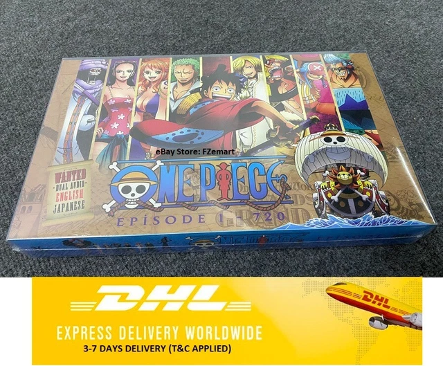 ONE PIECE DVD Complete TV Series(EPS 1720) with English Dubbed+FREE