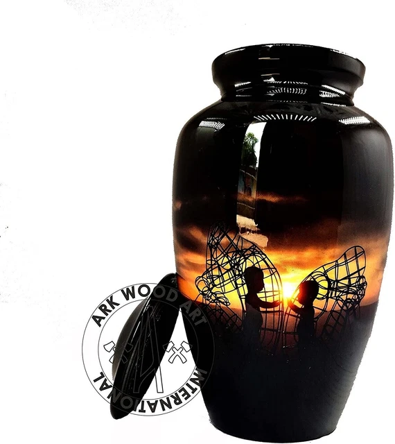 Aluminum Cremation Urn Large Funeral Keepsake Urns Memorial Human Adult Ashes