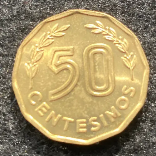 1981 Uruguay 50 Centesimos Coin Great Condition Money Old Rare Gift Fun Collect