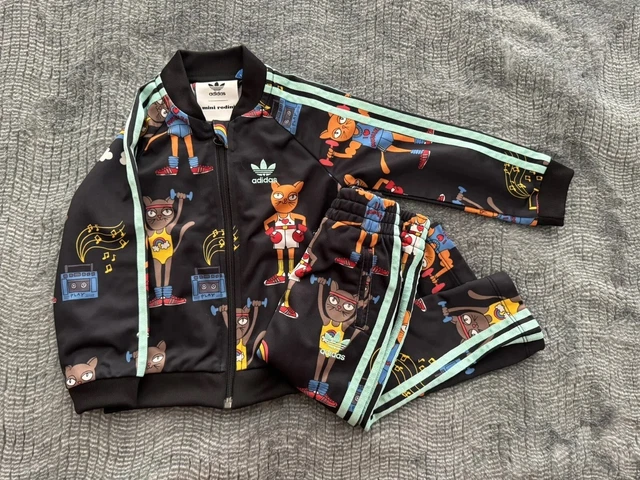 ADIDAS MINI RODINI GYM CAT TRACKSUIT - Size 12-18 Month