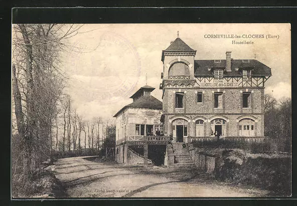 CPA Corneville-les-Cloches, Hostellerie