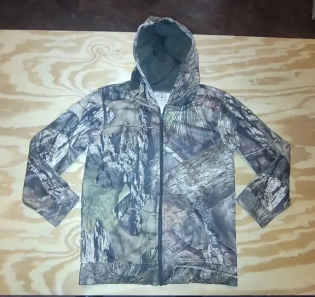 Boys Red Head Lightweight Camo Hooded Jacket Size Large  (10/12)