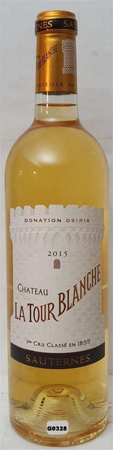 LOT DE 3 X Château La Tour Blanche - Bordeaux - Sauternes - 1er Cru Classé- 2015