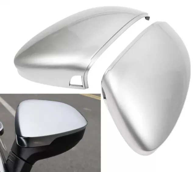 GOLF 8 SPECCHIETTI CALOTTE SATINATO GRIGIO SATINATO CAPS ID3 ID4 SATINATI Sensor