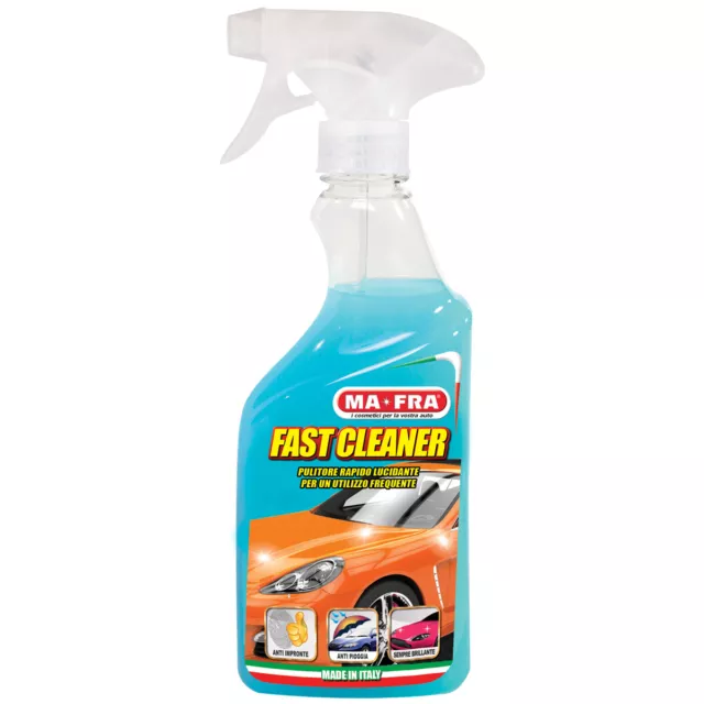 FAST CLEANER MAFRA Spray Pulitore Rapido Lucidante Lavaggio Pulizia Esterni