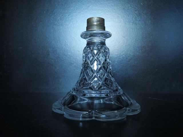 Huilier Vinaigrier Baccarat Cristal Et Argent – Fin XIXème, Authentique