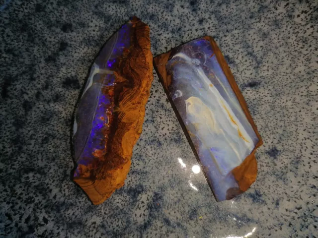 2x XL Top Opalton Boulder Rough Opal 82,6 Gramm 413 ct. mit Video | Australien