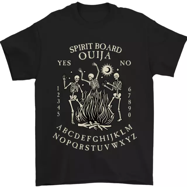 Ouija Spirit Board Halloween Dämonen Geister Herren T-Shirt Baumwolle Gildan
