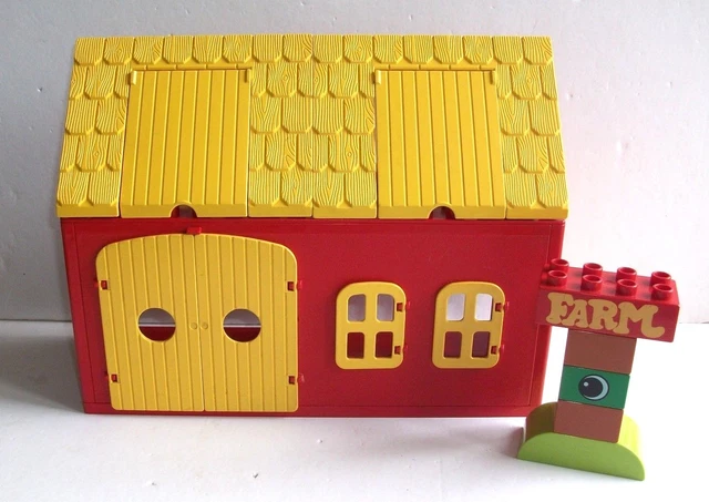 Lego Duplo Barn Duplo Farmhouse LEGO DUPLO VINTAGE Farm House Barn