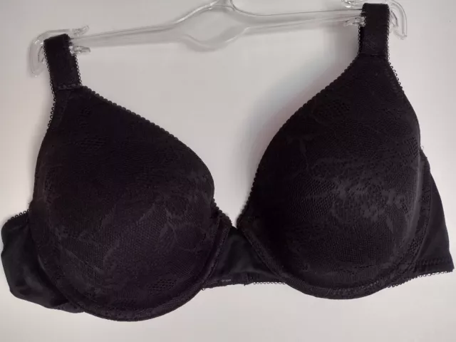 Vanity Fair Women's Bra 36B BLACK Underwire Full Coverage Support 75243