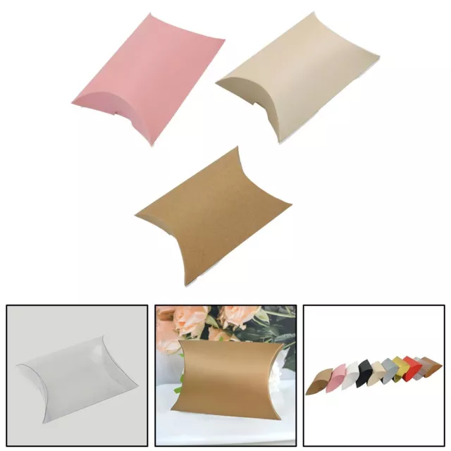 Easy to Assemble Pillow Shape Paper Box for Gift Packaging (65 characters)