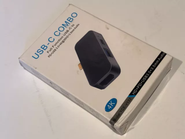 4-in-1 USB-C compact easy-to-carry metallic hub for ipad pro macbook pro
