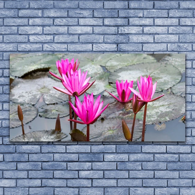 Tableau impression sur toile - Fleurs Sauvages 60x60cm | Maisons du Monde
