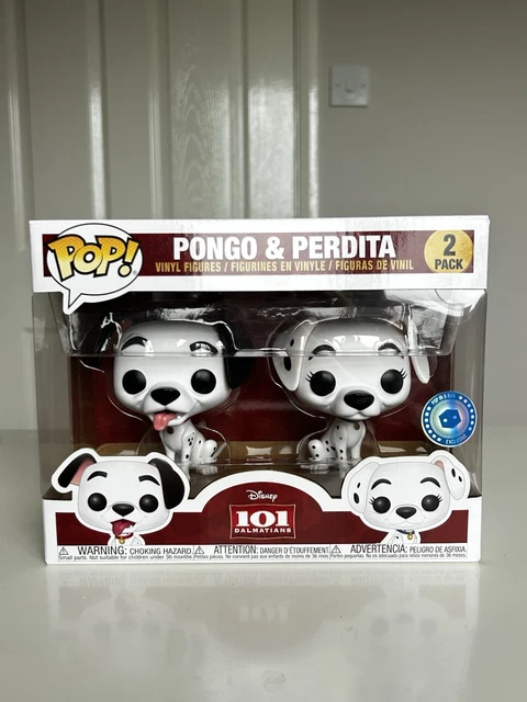 Funko Pop! 101 Dálmatas Pongo & Perdita – Pack De 2 Figuras De Vinilo De 9.5 Cm, Edición Coleccionable De Disney