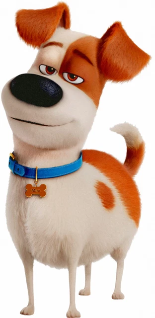SECRET LIFE OF PETS Dog character MAX the Terrier Mix puppy - Window Cling Decal