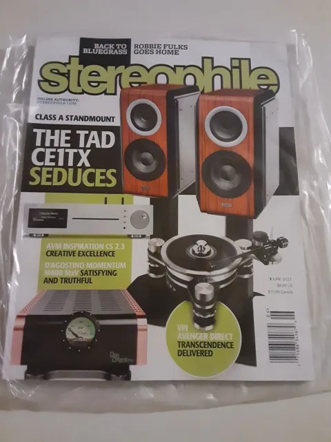 STEREOPHILE Magazine June 2023 Issue - The TAD CE1TX Seduces - More