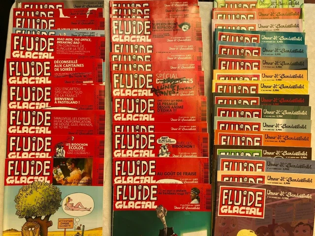 *** Lot 174 revue/magazine fluide glacial entre 2006 et 2018 , très bon état ***