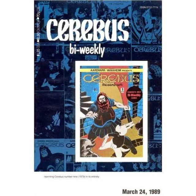 Cerebus Bi-Weekly #9 in Very Fine condition. Aardvark-Vanaheim comics [m@