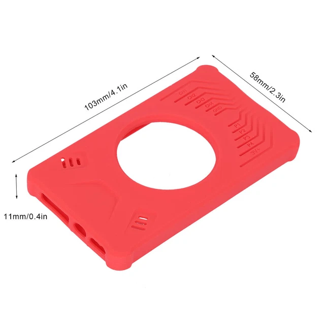 (Red) Housse De Protection Pour Analyseur Logique En Silicone Souple SC104