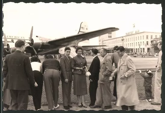 Fotografie Frankfurt / Main, Passagierflugzeug der Pan American Airline auf dem