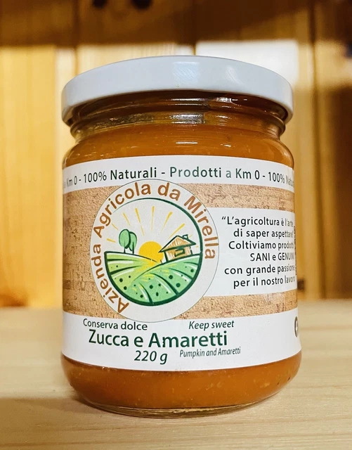 Conserva Dolce Zucca & Amaretto 220g  “da Mirella”