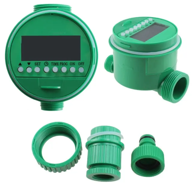 Electronic LCD WATER TIMER GARDEN PLANT AUTOMATIC WATERING IRRIGATION SYSTEM