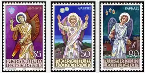 Timbres Religion Noel Liechtenstein 851/3 ** lot 29952