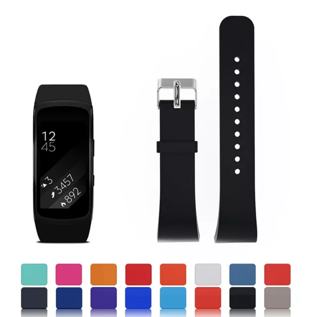 AU Watch Strap Band Replacement for Samsung Gear Fit2 R360/Pro R365 Silicone