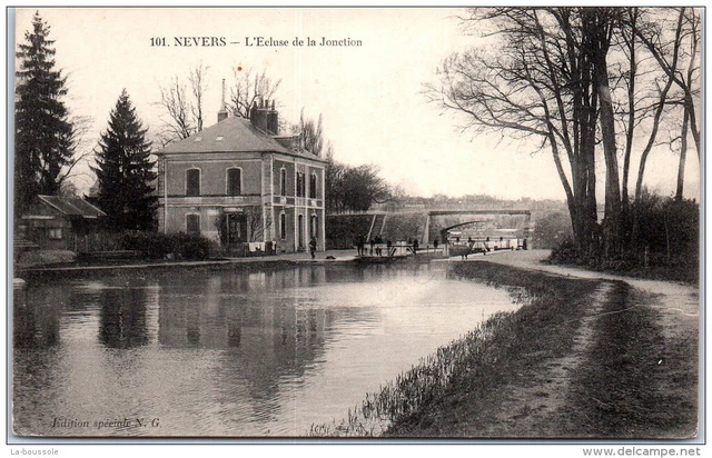 58 NEVERS - l'ecluse de la jonction.