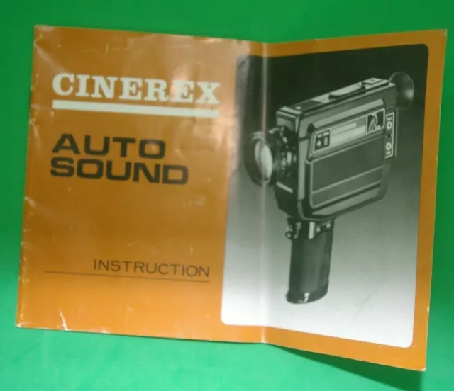 cinerex auto sound instruction manual guide XL200 XL400 Macro