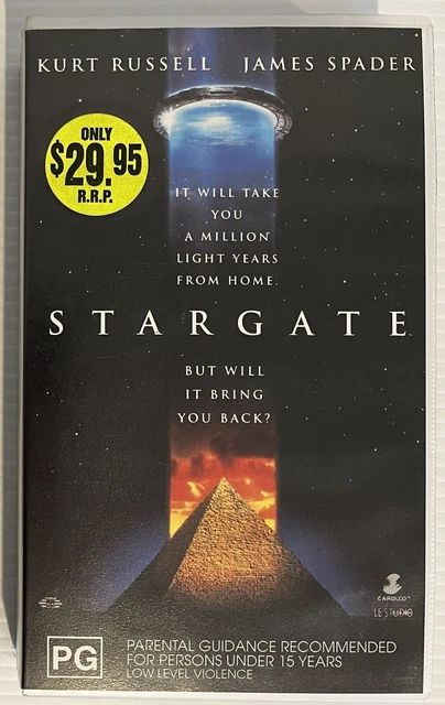 Stargate PAL VHS Video Cassette - Aus Roadshow Tape - Science Fiction Movie